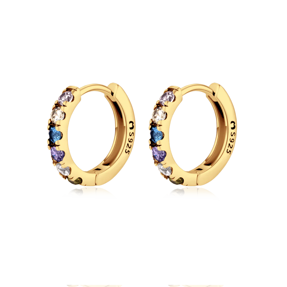 Pendientes Coloridas Circonitas