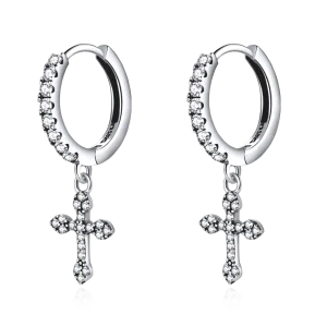 Pendientes Cruz Gótica