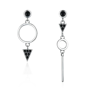 Pendientes Espinela Negra