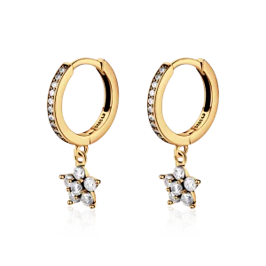 Pendientes Florecita Brillante