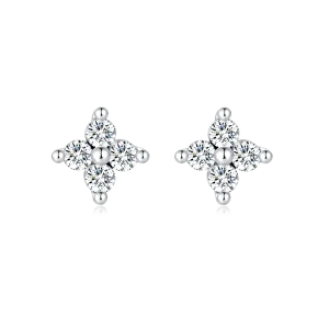 Pendientes Mini Flor Cristal