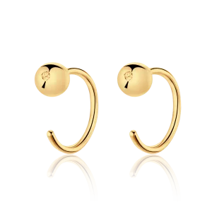 Pendientes Semiaro Bolita