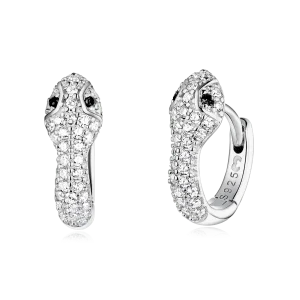 Pendientes Silver Snake