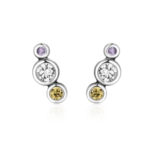 Pendientes Tres Brillantes