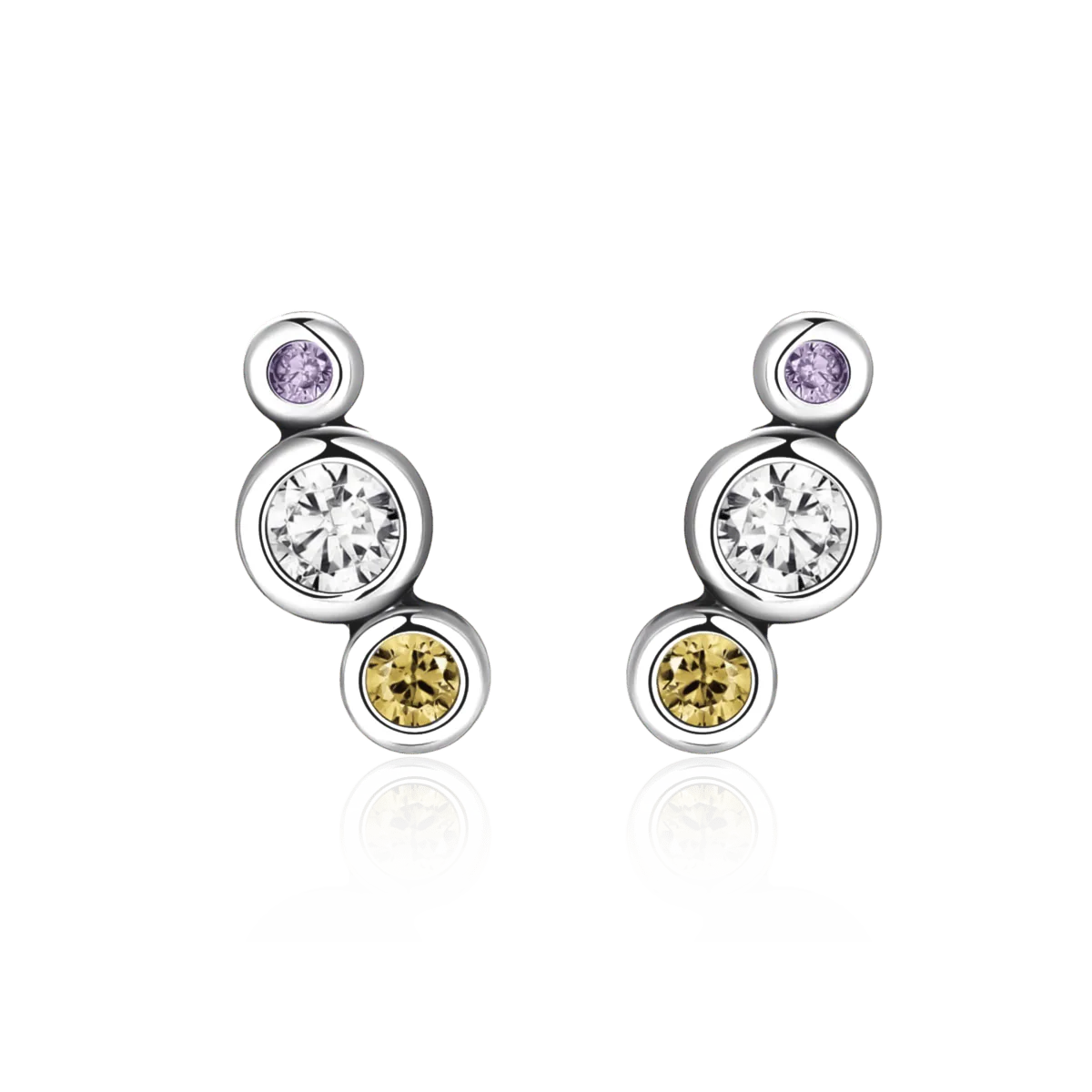 Pendientes Tres Brillantes