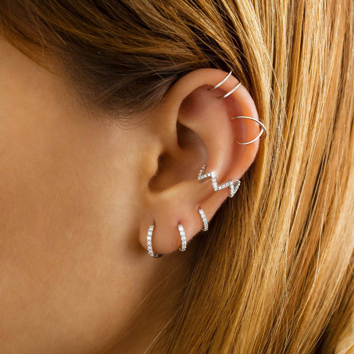 Pendientes Triple Aros - Imagen 3