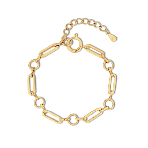 Pulsera Eslabón y Círculo