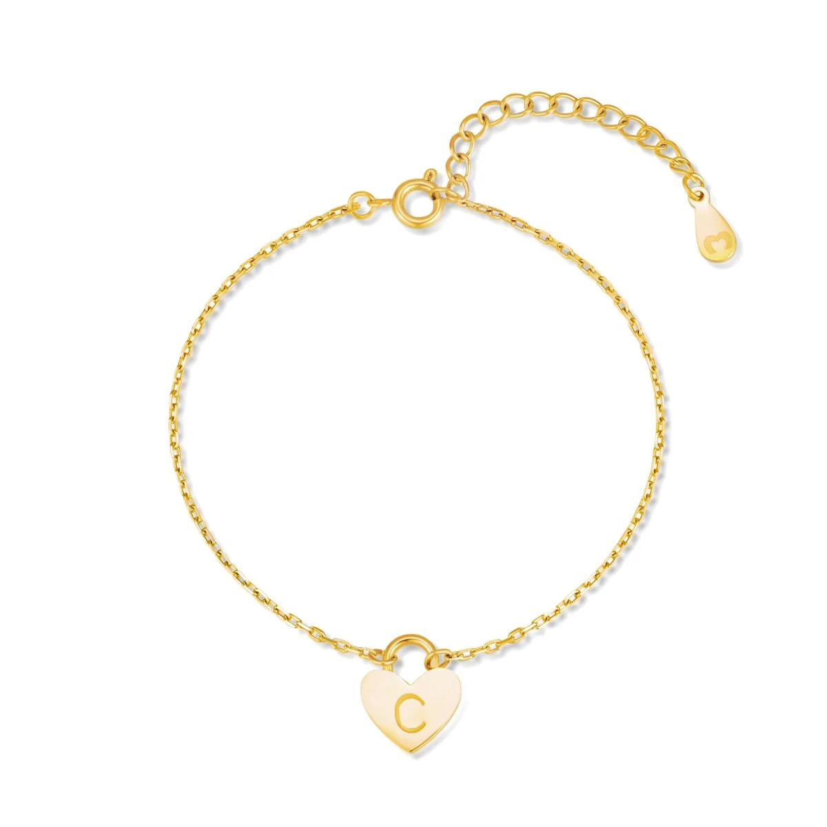 Pulsera Inicial Corazón - Imagen 5