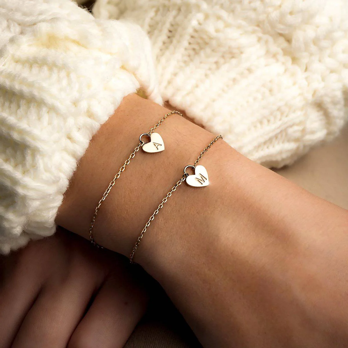 Pulsera Inicial Corazón - Imagen 3