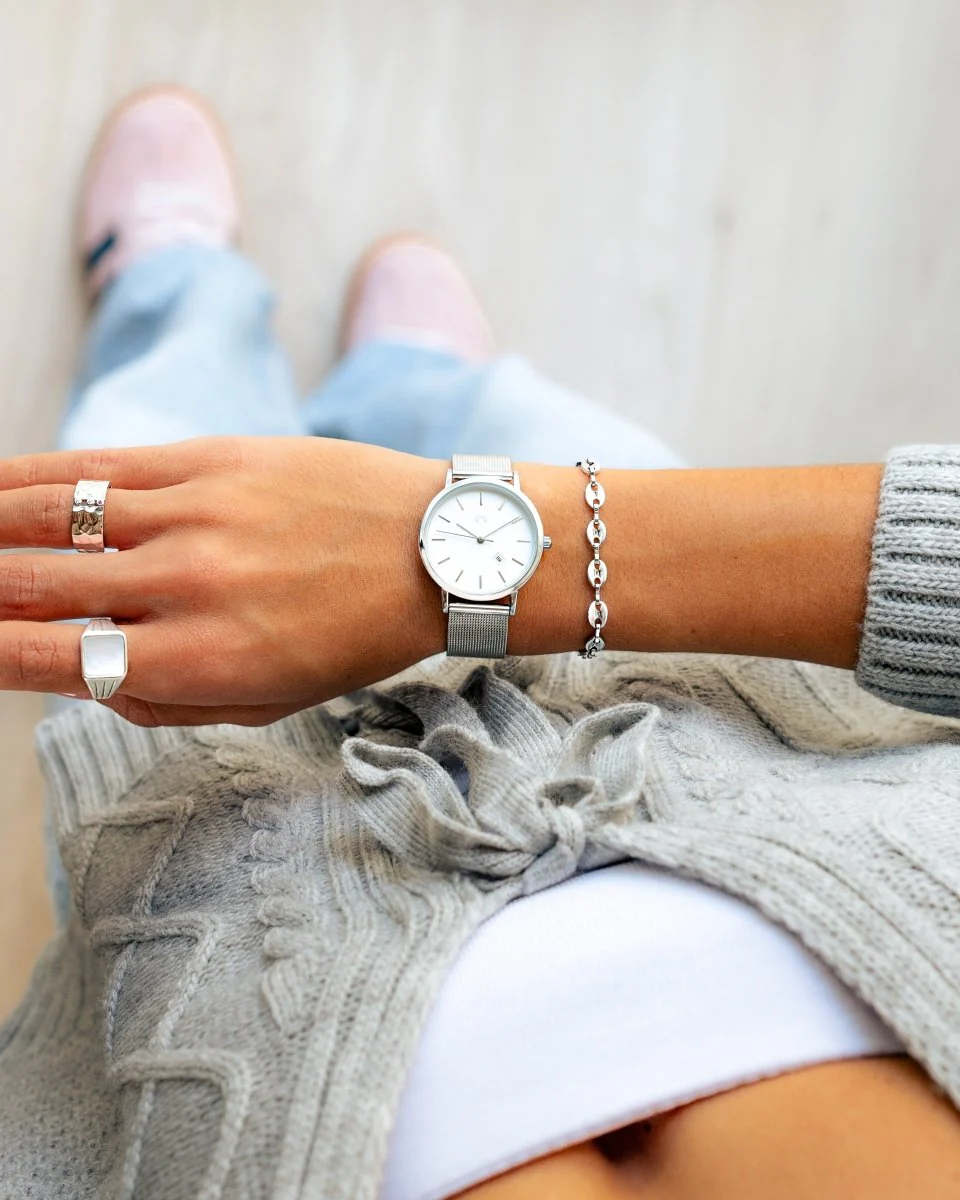 Reloj Petite Marie ~ SilverWhite - Imagen 3