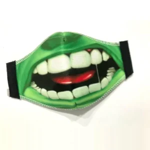 Tapaboca Anatómico Lavable Hulk