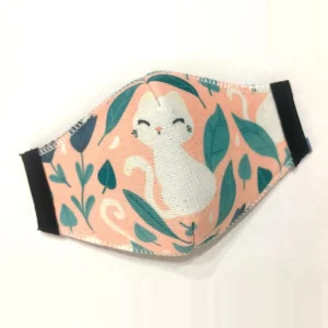 Tapaboca Anatómico Lavable Gatito