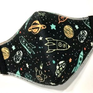 Tapaboca Anatómico Lavable Cohete Espacial