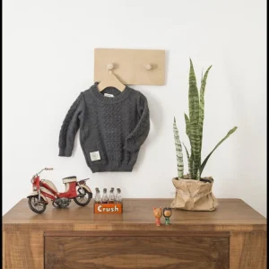 Sweater tejido Hipoalergénico N&B Gris