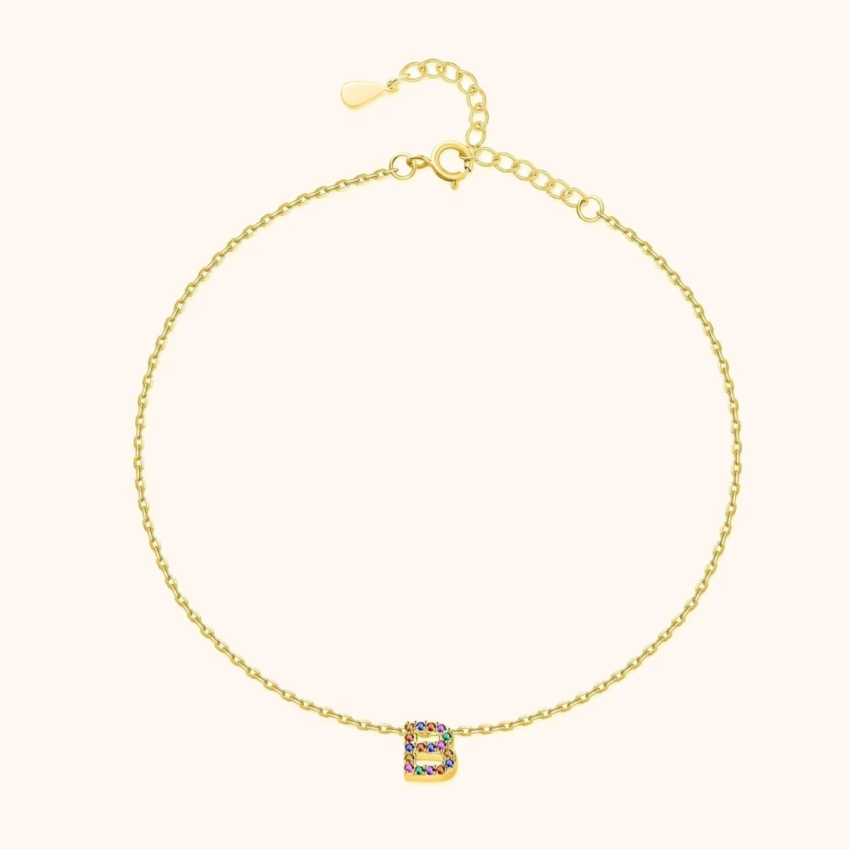 Tobillera Inicial Irisada - Imagen 8